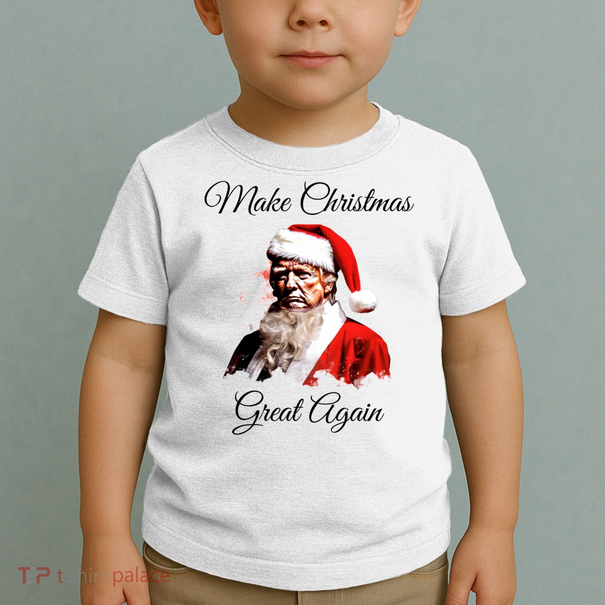 Donald Trump Make Christmas Great Again Christmas | Festive Holiday Toddler T-Shirt