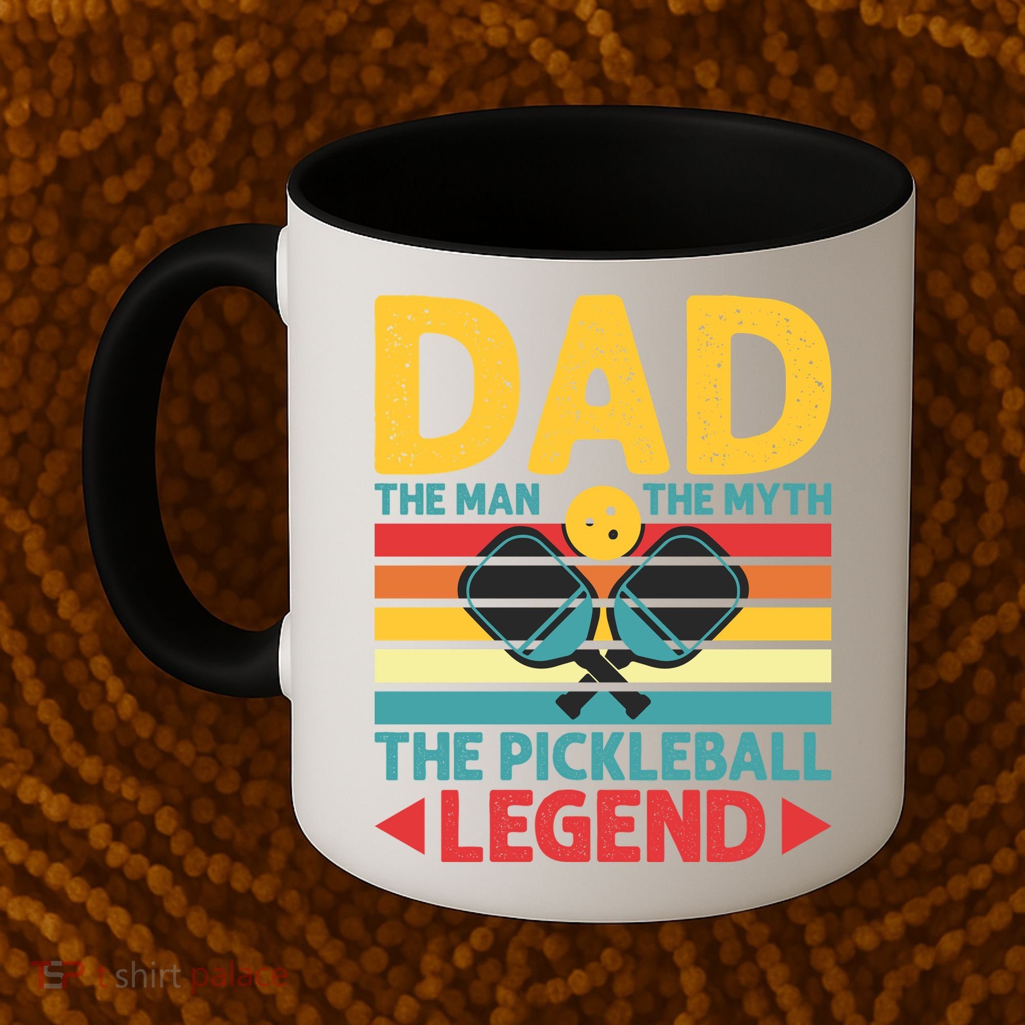 Dad The Man The Myth The Pickleball Legend Coffee Mug