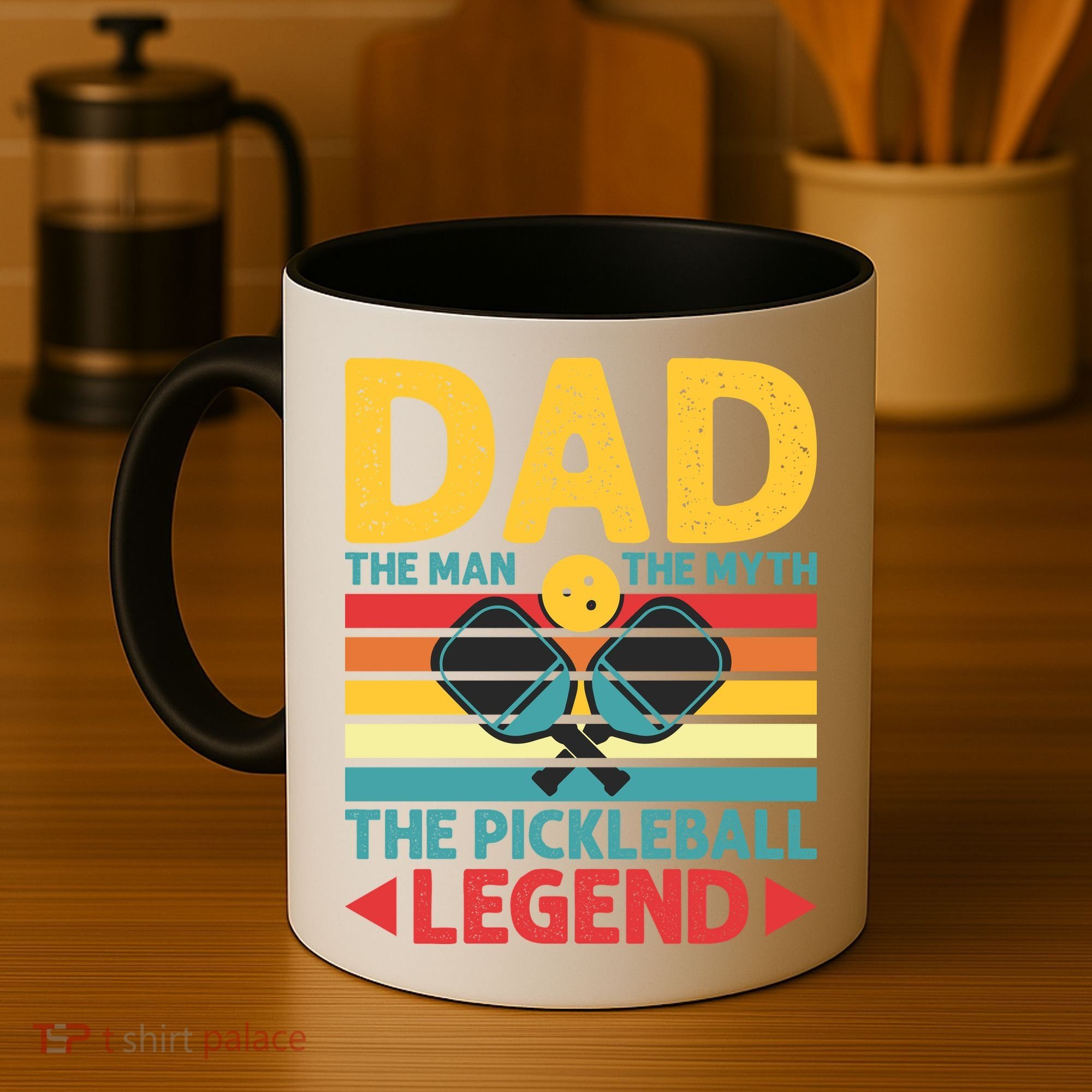 Dad The Man The Myth The Pickleball Legend Coffee Mug