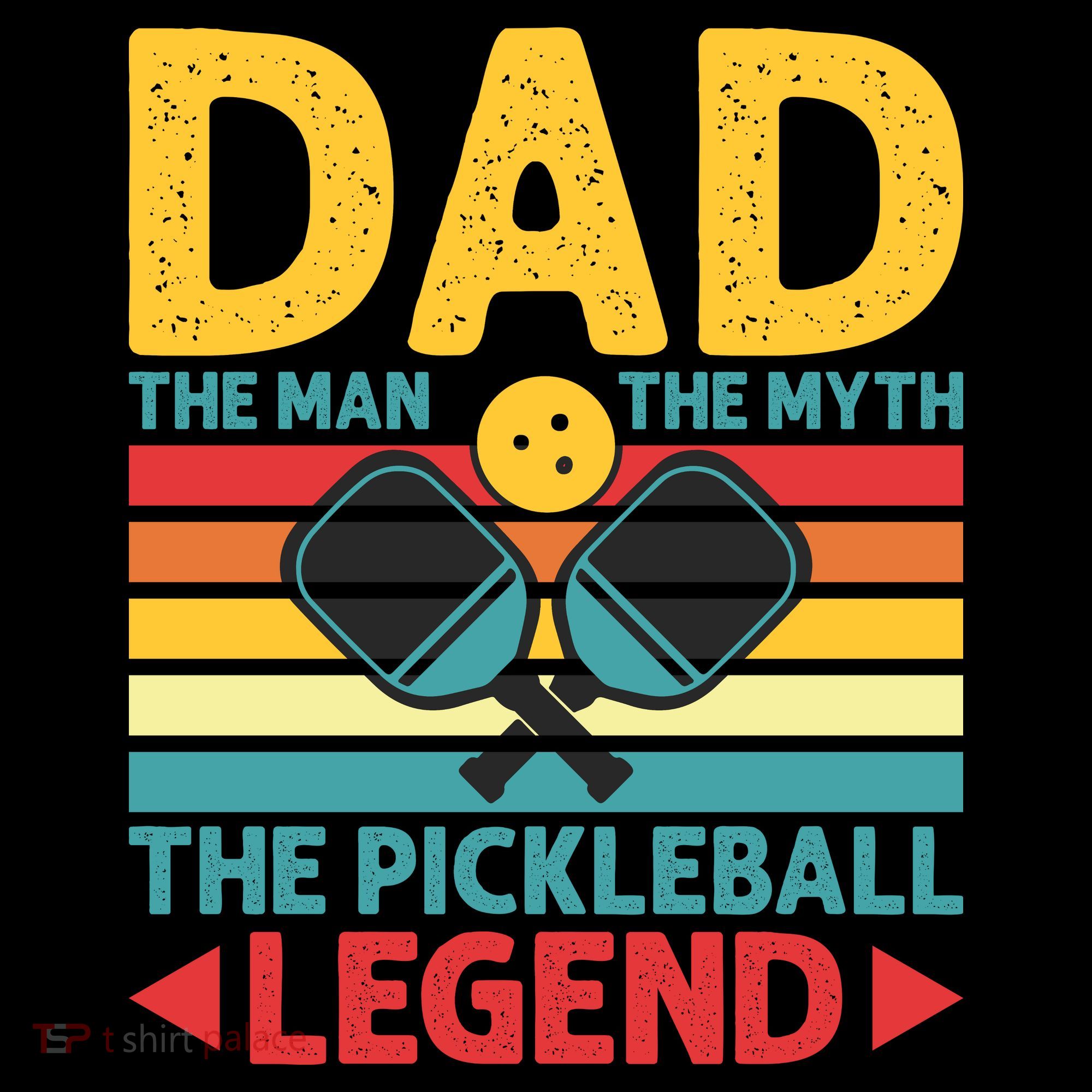 Dad The Man The Myth The Pickleball Legend Coffee Mug
