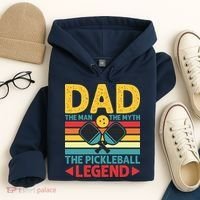 Dad The Man The Myth The Pickleball Legend Hoodie thumb 4
