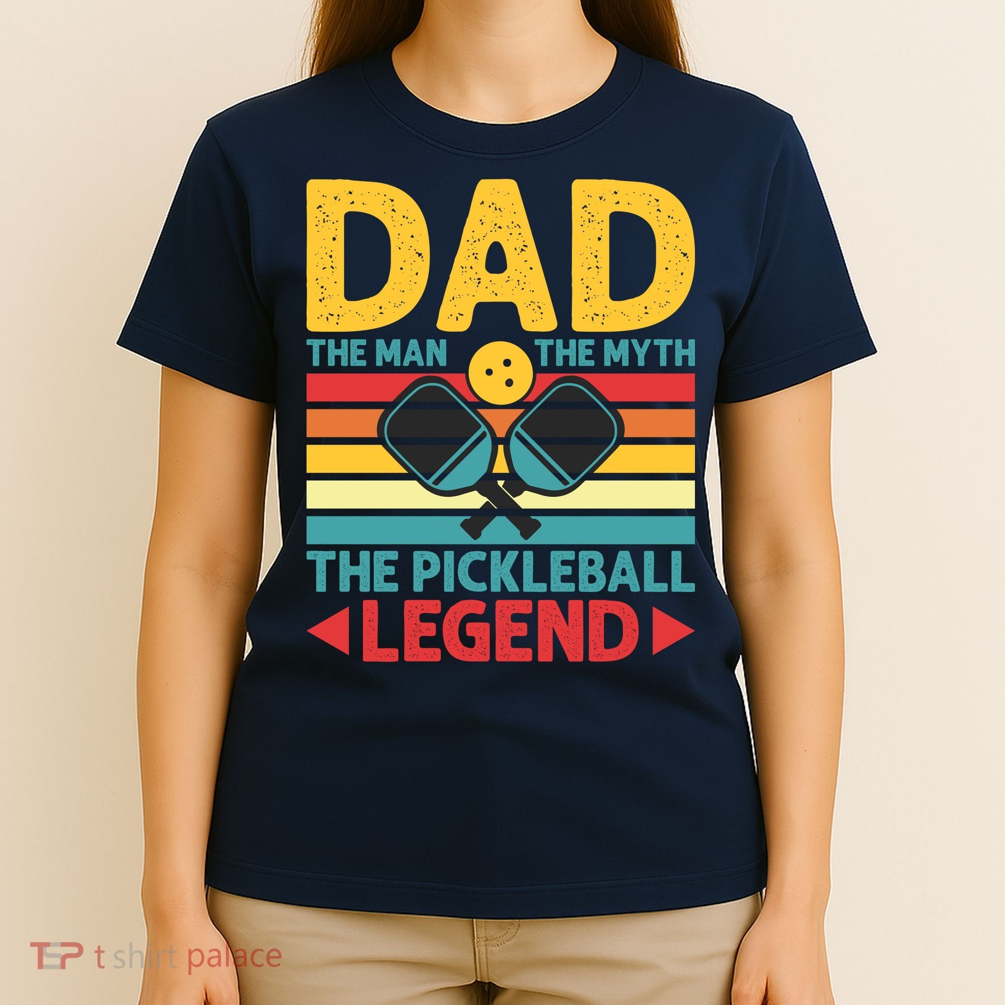 Dad The Man The Myth The Pickleball Legend T-Shirt