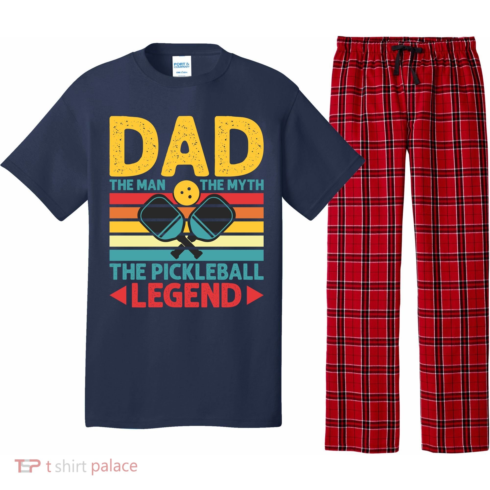 Dad The Man The Myth The Pickleball Legend Pajama Set