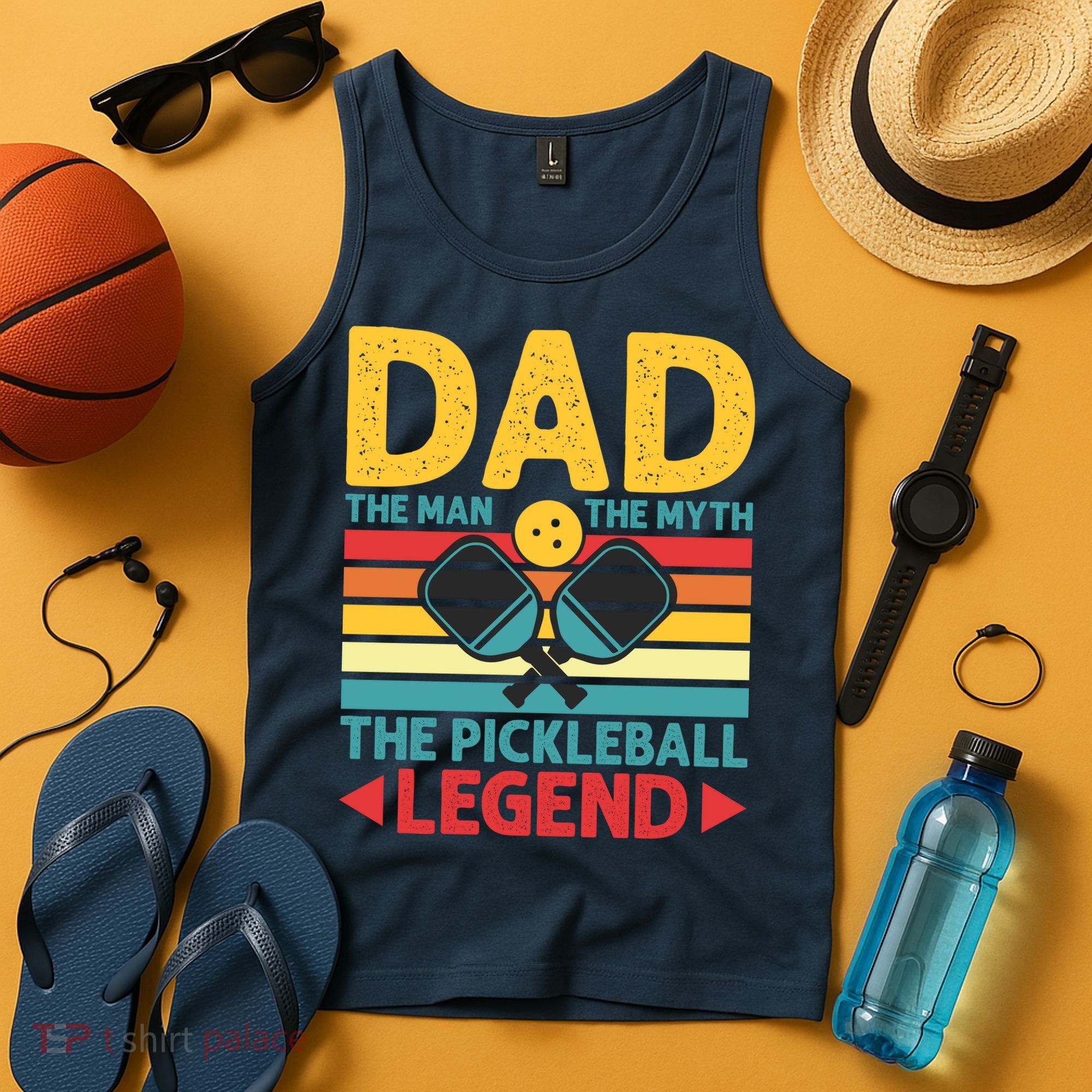 Dad The Man The Myth The Pickleball Legend Tank Top