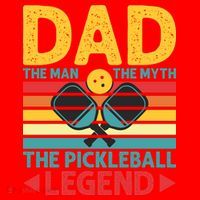 Dad The Man The Myth The Pickleball Legend Santa Hat thumb 1