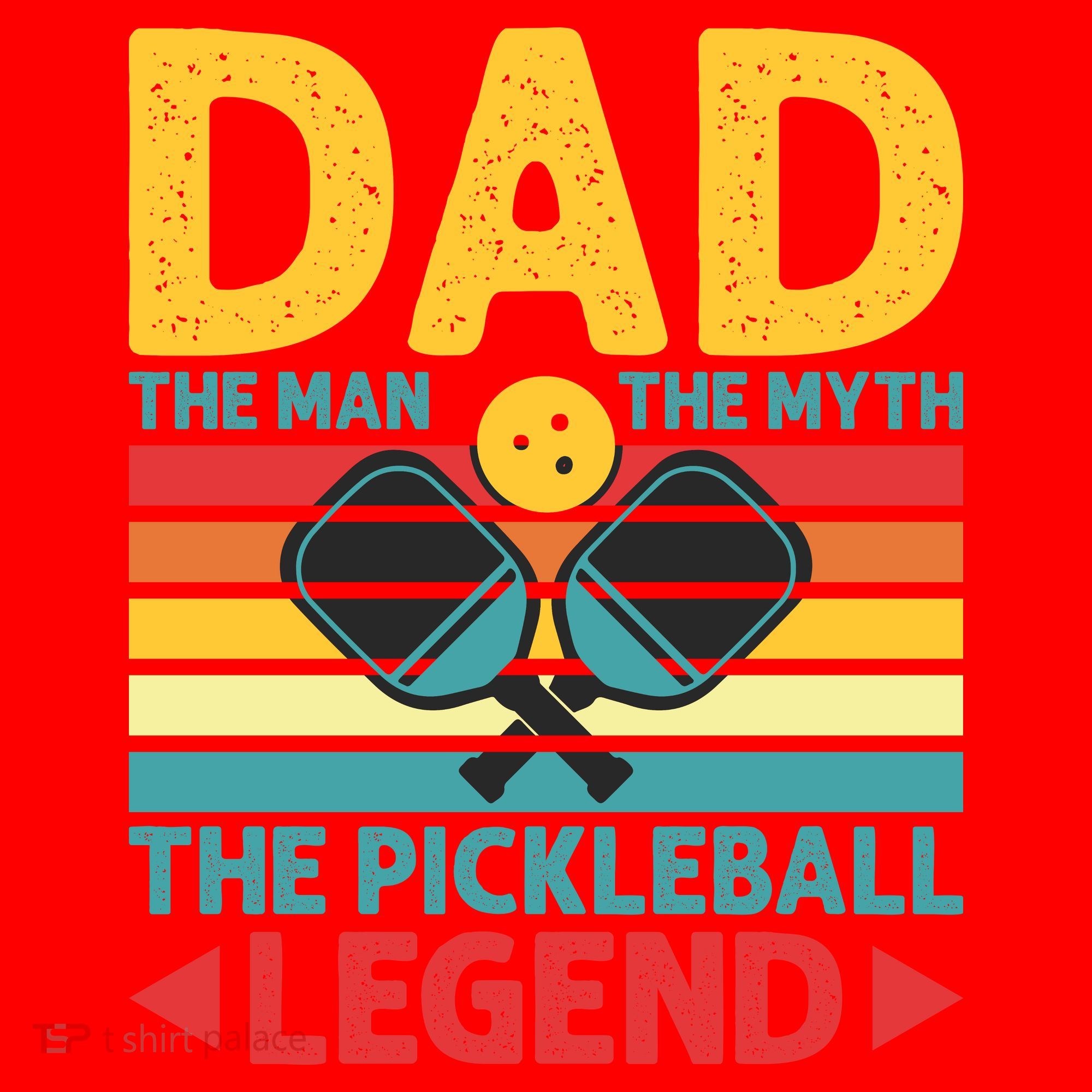 Dad The Man The Myth The Pickleball Legend Santa Hat