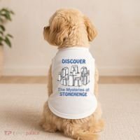 Discover The Mysteries Of Stonehenge Doggie Tank thumb 2