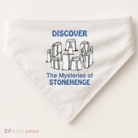 Discover The Mysteries Of Stonehenge USA-Made Doggie Bandana thumb 0