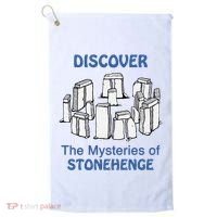 Discover The Mysteries Of Stonehenge Golf Towel thumb 0