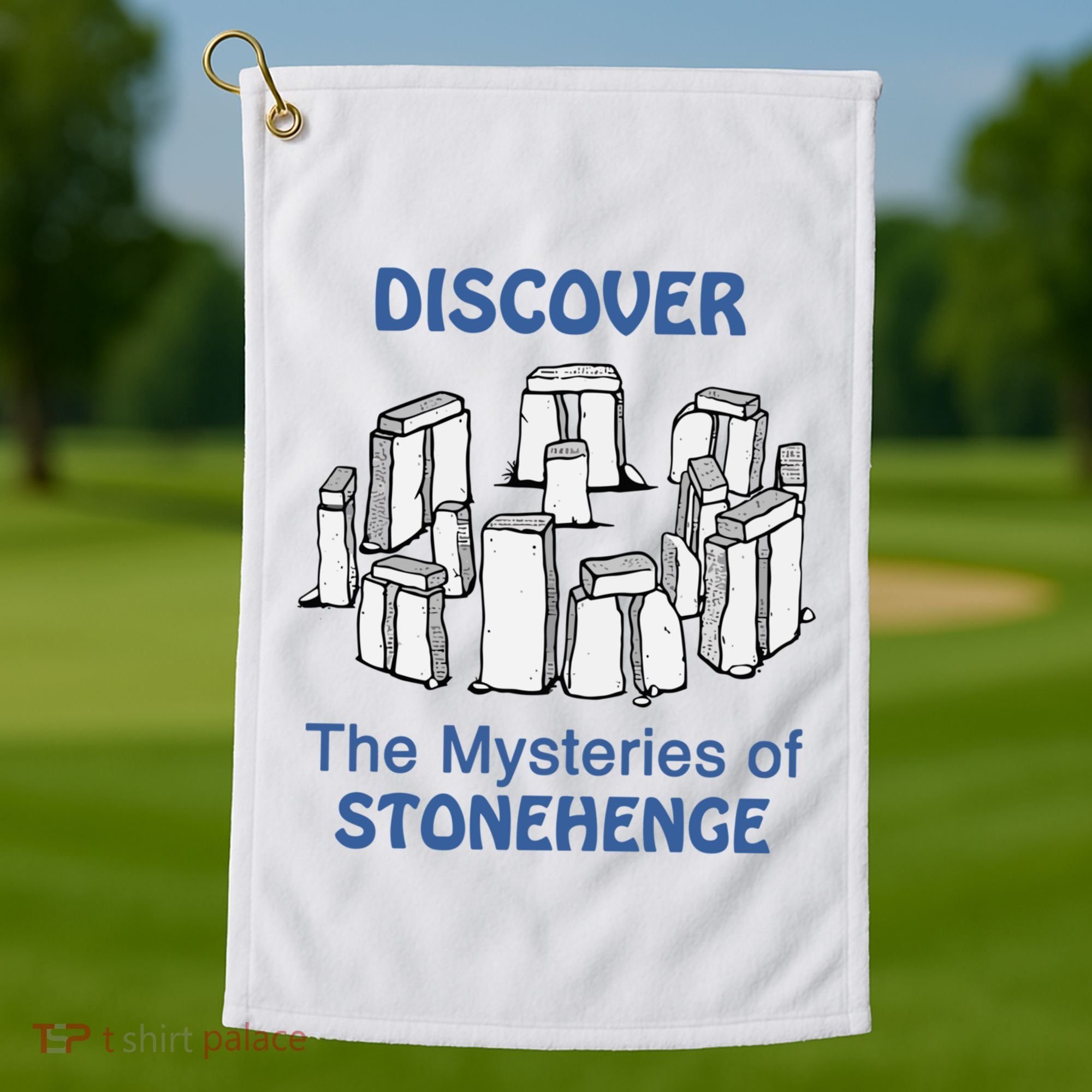 Discover The Mysteries Of Stonehenge Golf Towel