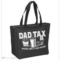 Dad Tax Making Sure Its Not P.O.I.S.O.N Tote Bag thumb 2