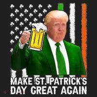 Donald Trump Make St Patricks Day Great Again Comfort Colors T-Shirt thumb 5