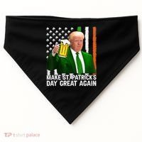 Donald Trump Make St Patricks Day Great Again USA-Made Doggie Bandana thumb 0