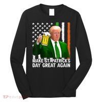 Donald Trump Make St Patricks Day Great Again Long Sleeve Shirt thumb 0