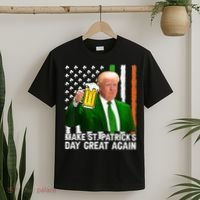 Donald Trump Make St Patricks Day Great Again T-Shirt thumb 2