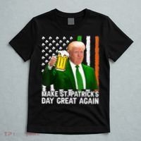 Donald Trump Make St Patricks Day Great Again T-Shirt thumb 5
