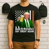 Donald Trump Make St Patricks Day Great Again T-Shirt thumb 6