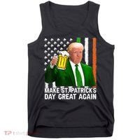 Donald Trump Make St Patricks Day Great Again Tank Top thumb 0