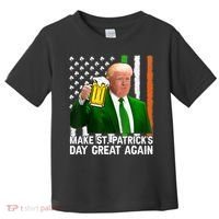 Donald Trump Make St Patricks Day Great Again Toddler T-Shirt thumb 0