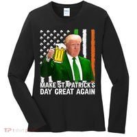 Donald Trump Make St Patricks Day Great Again Women's Long Sleeve Shirt thumb 0