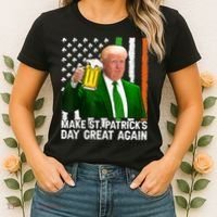 Donald Trump Make St Patricks Day Great Again Women's T-Shirt thumb 2