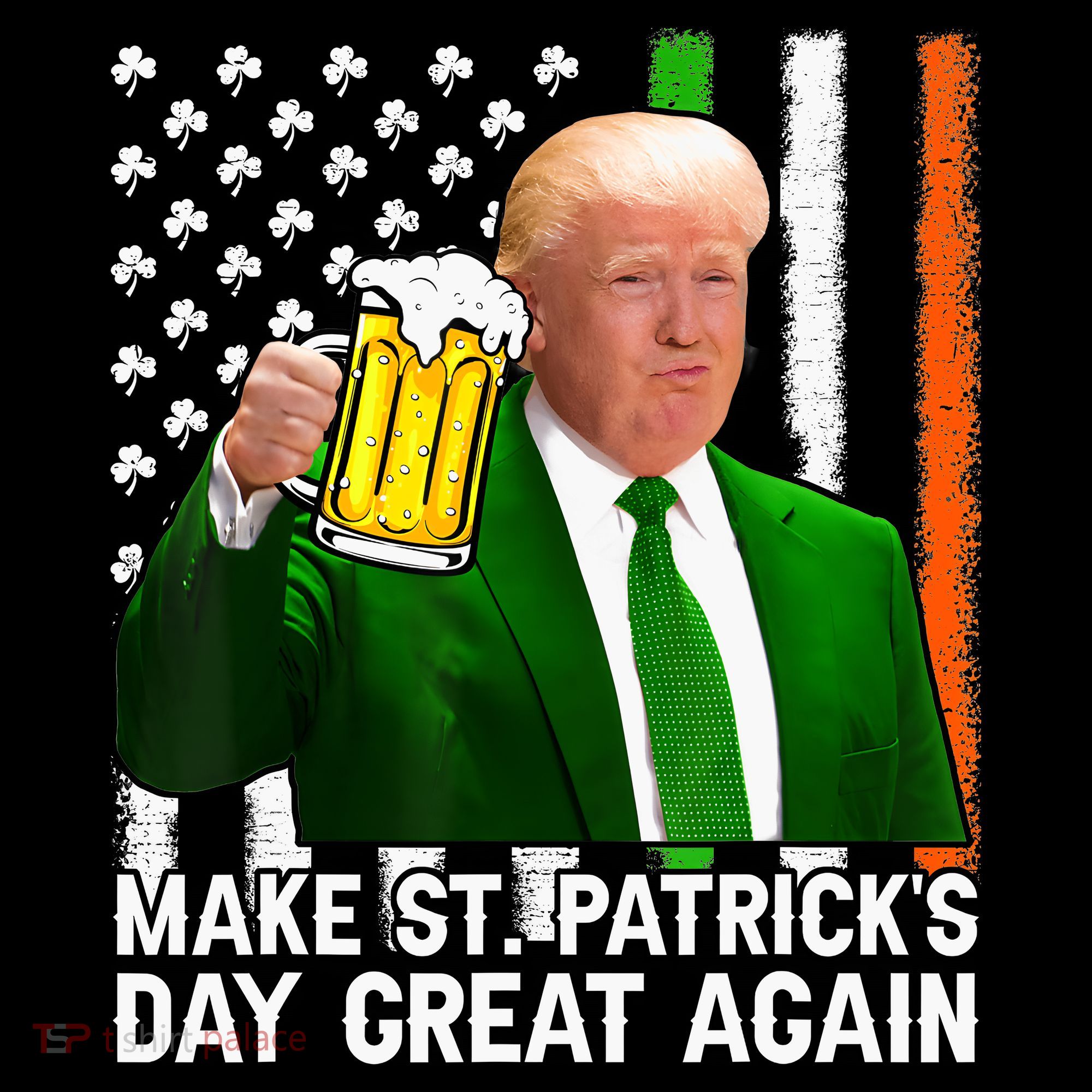 Donald Trump Make St Patricks Day Great Again Women's T-Shirt