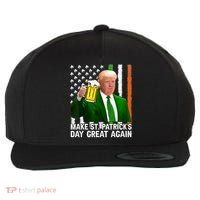Donald Trump Make St Patricks Day Great Again Wool Snapback Cap thumb 0