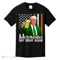 Donald Trump Make St Patricks Day Great Again Kids T-Shirt thumb 0