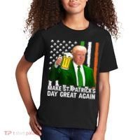 Donald Trump Make St Patricks Day Great Again Kids T-Shirt thumb 2