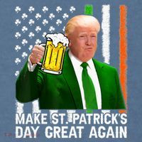 Donald Trump Make St Patricks Day Great Again Comfort Colors Garment-Dyed Hooded Sweatshirt thumb 2