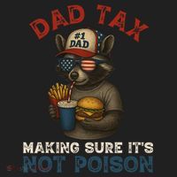 Dad Tax Making Sure It's Not  Funny Dad 4th Of July  Beanie thumb 2