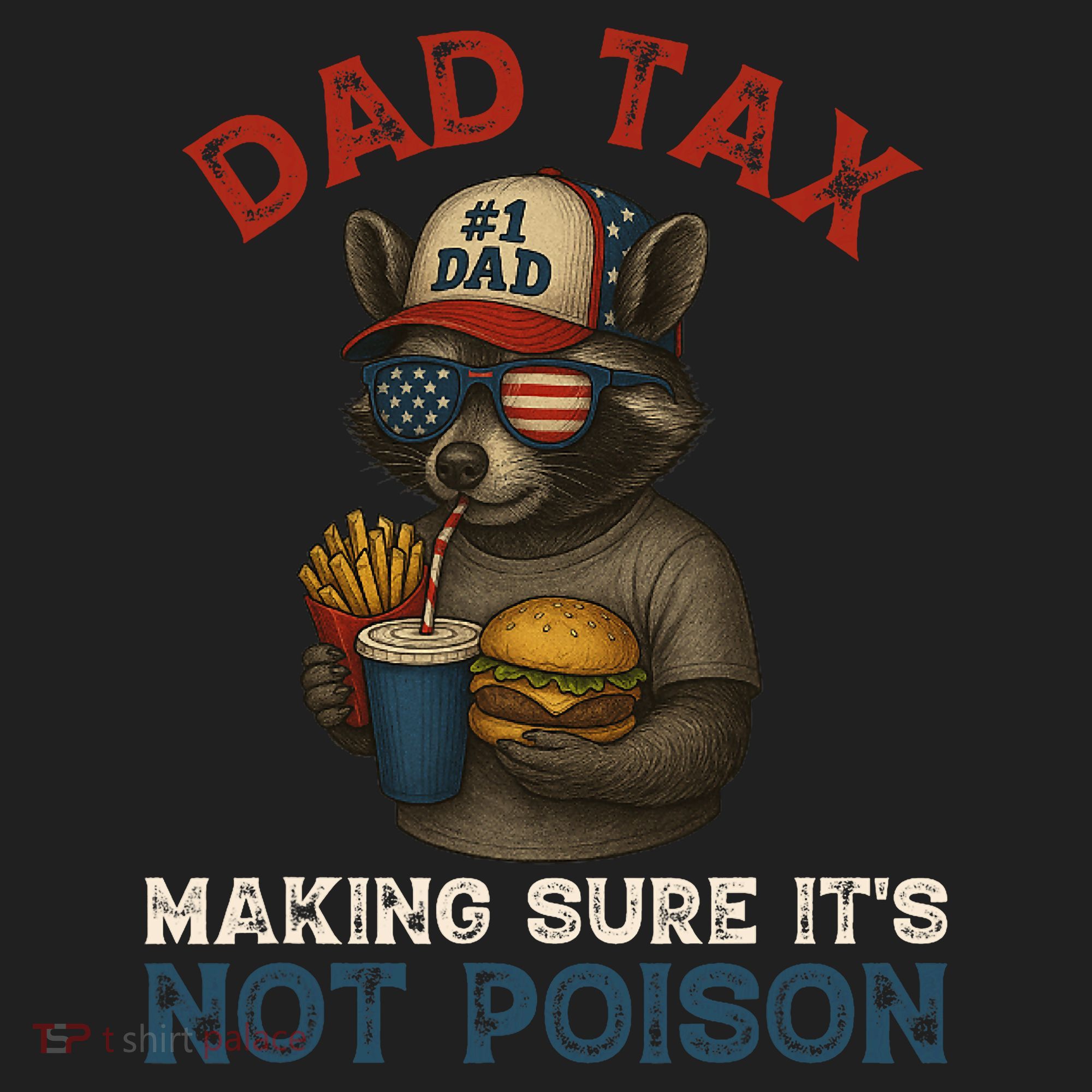 Dad Tax Making Sure It's Not  Funny Dad 4th Of July  Beanie