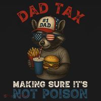 Dad Tax Making Sure It's Not  Funny Dad 4th Of July  Coaster thumb 2