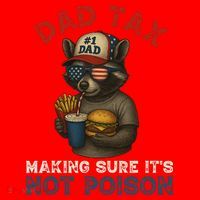 Dad Tax Making Sure It's Not  Funny Dad 4th Of July  Santa Hat thumb 1