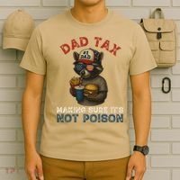 Dad Tax Making Sure It's Not  Funny Dad 4th Of July  T-Shirt thumb 6