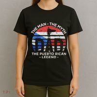 Dad The Man The Myth The Puerto Rican Legend Puerto Rico T-Shirt thumb 4