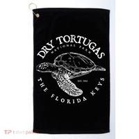 Dry Tortugas National Park Florida Keys Scuba Diving Turtle Gift Golf Towel thumb 0
