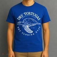 Dry Tortugas National Park Florida Keys Scuba Diving Turtle Gift T-Shirt thumb 3