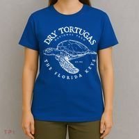 Dry Tortugas National Park Florida Keys Scuba Diving Turtle Gift T-Shirt thumb 4
