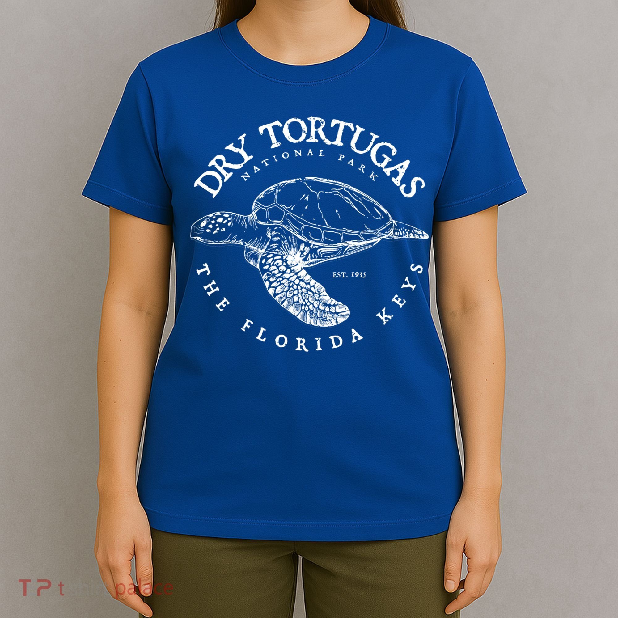 Dry Tortugas National Park Florida Keys Scuba Diving Turtle Gift T-Shirt
