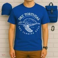 Dry Tortugas National Park Florida Keys Scuba Diving Turtle Gift T-Shirt thumb 6