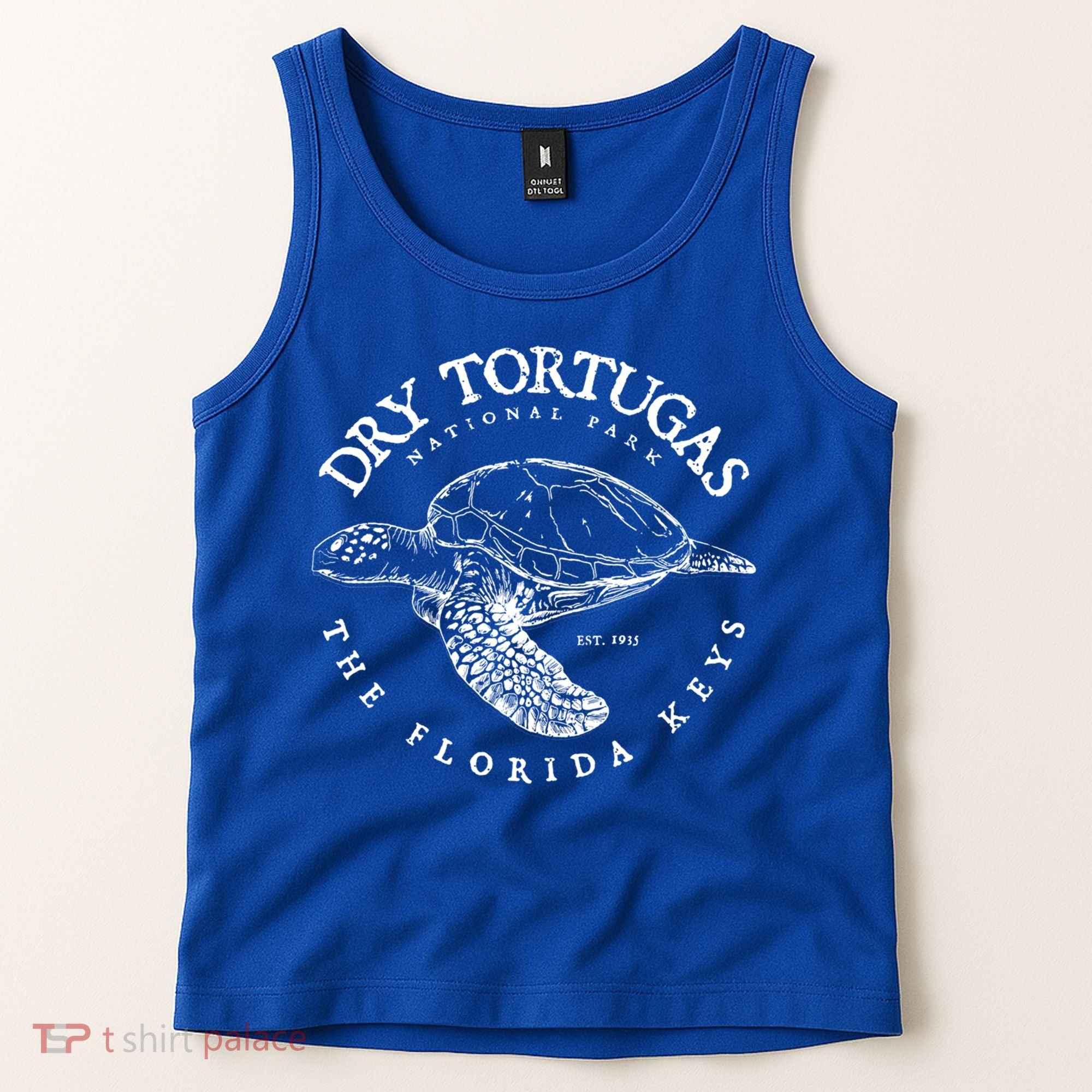 Dry Tortugas National Park Florida Keys Scuba Diving Turtle Gift Tank Top
