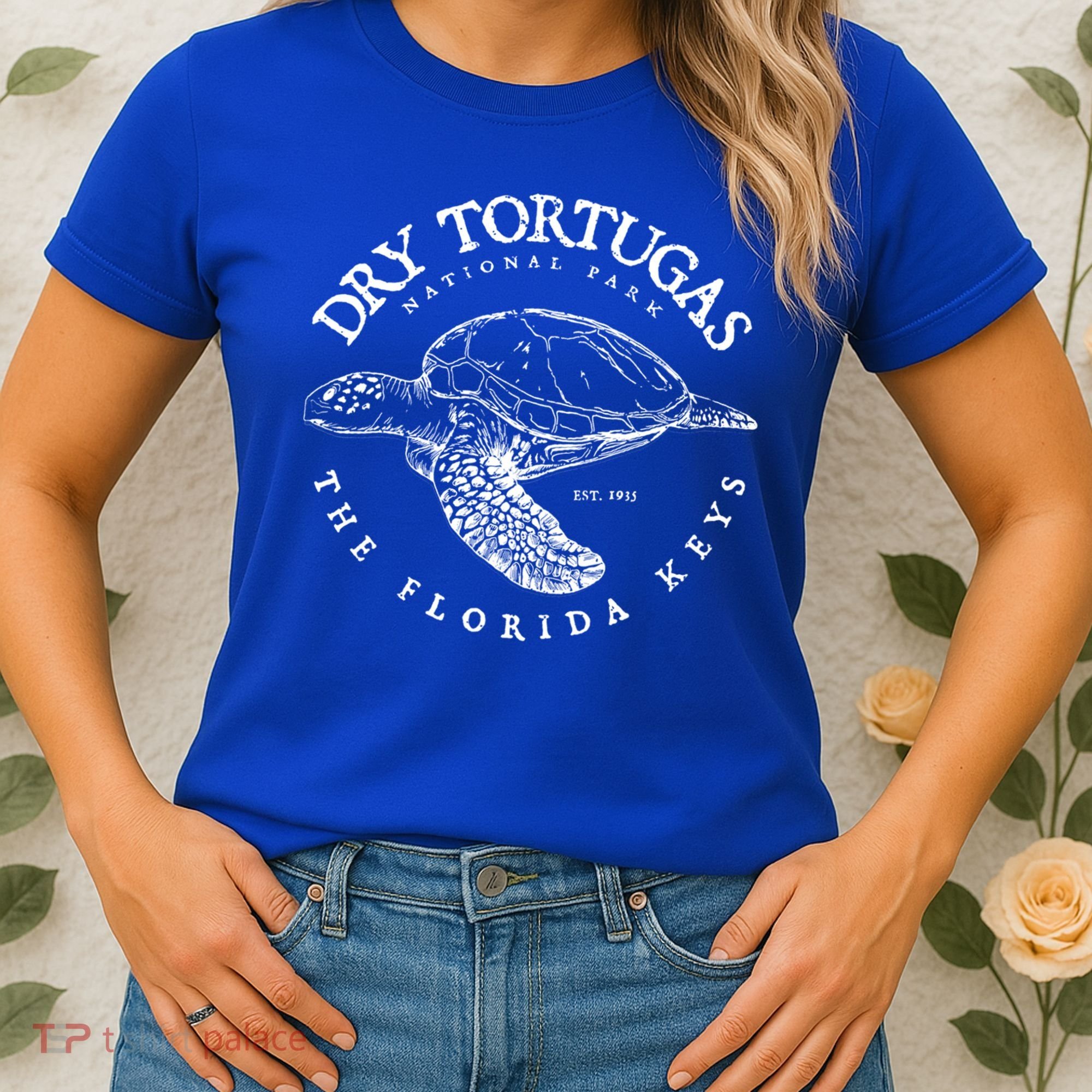 Dry Tortugas National Park Florida Keys Scuba Diving Turtle Gift Women's T-Shirt