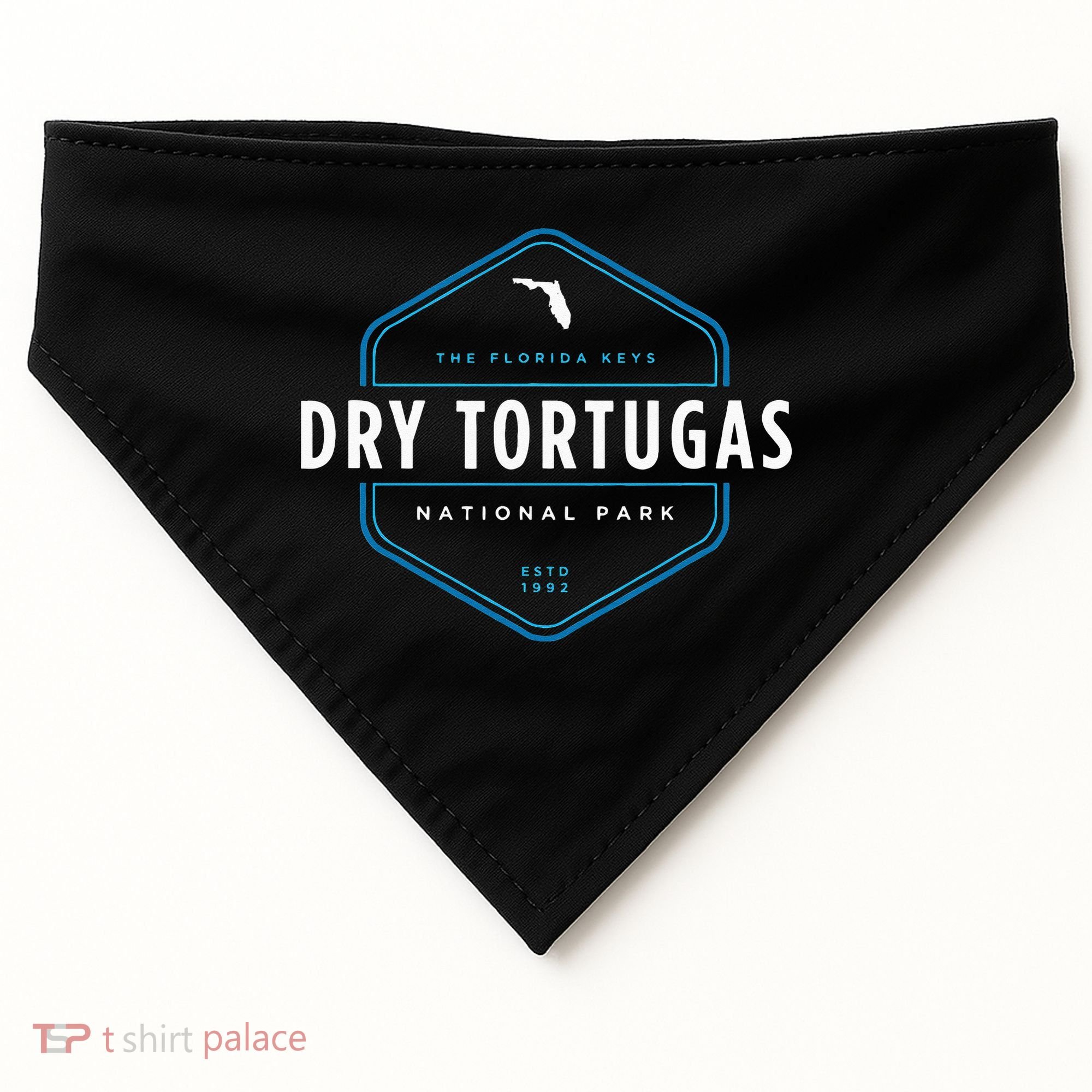 Dry Tortugas National Park Florida Graphic USA-Made Doggie Bandana
