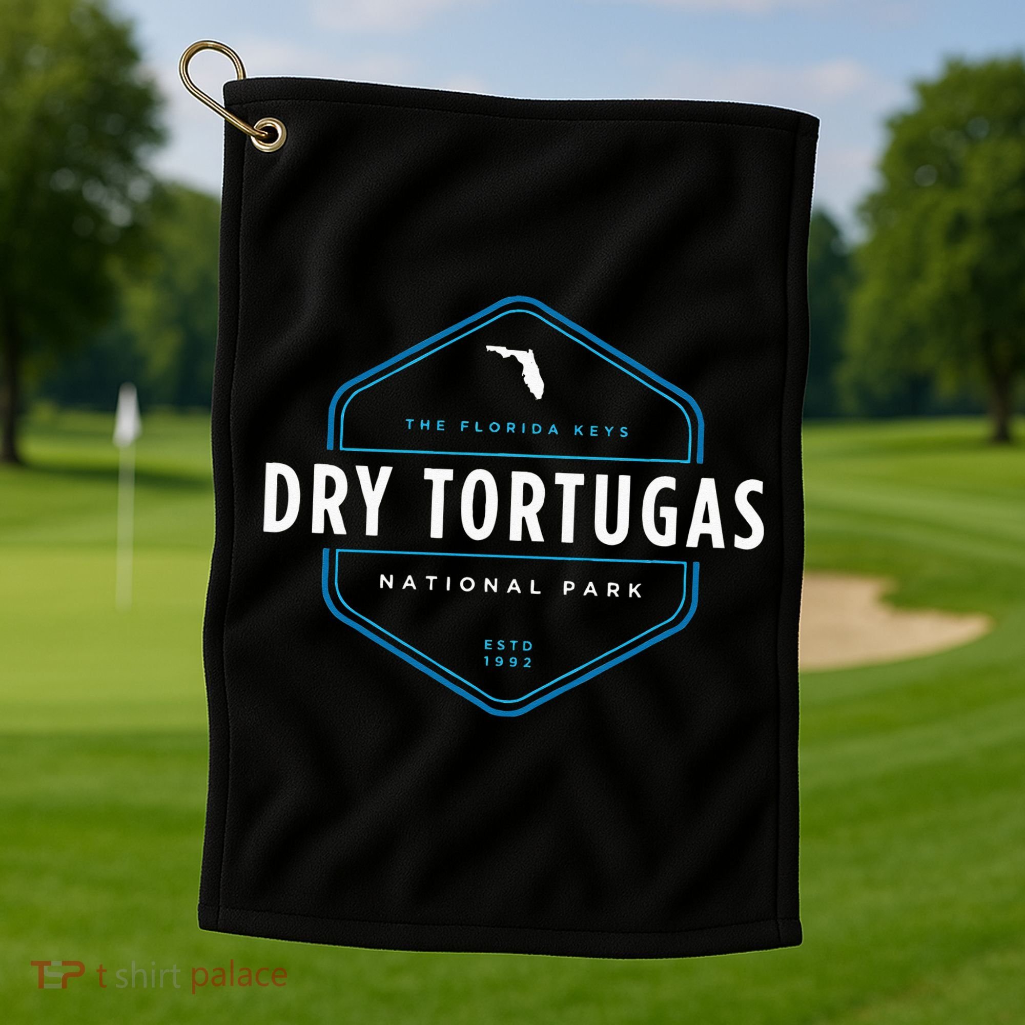 Dry Tortugas National Park Florida Graphic Golf Towel