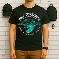 Dry Tortugas National Park Florida Keys Scuba Diving Turtle T-Shirt thumb 6