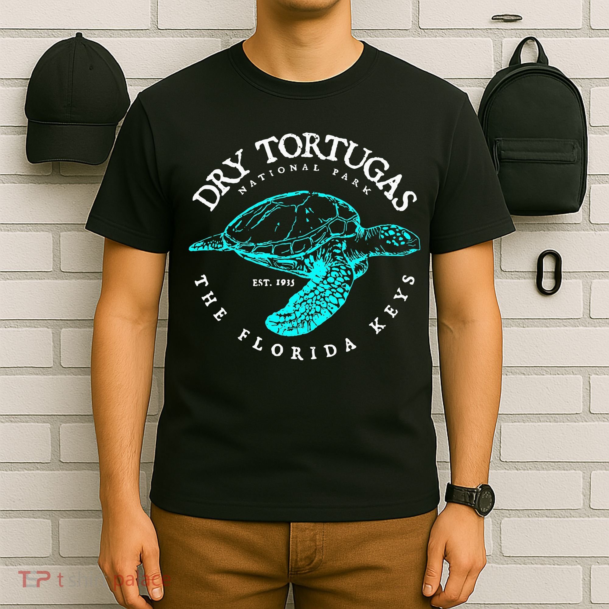Dry Tortugas National Park Florida Keys Scuba Diving Turtle T-Shirt