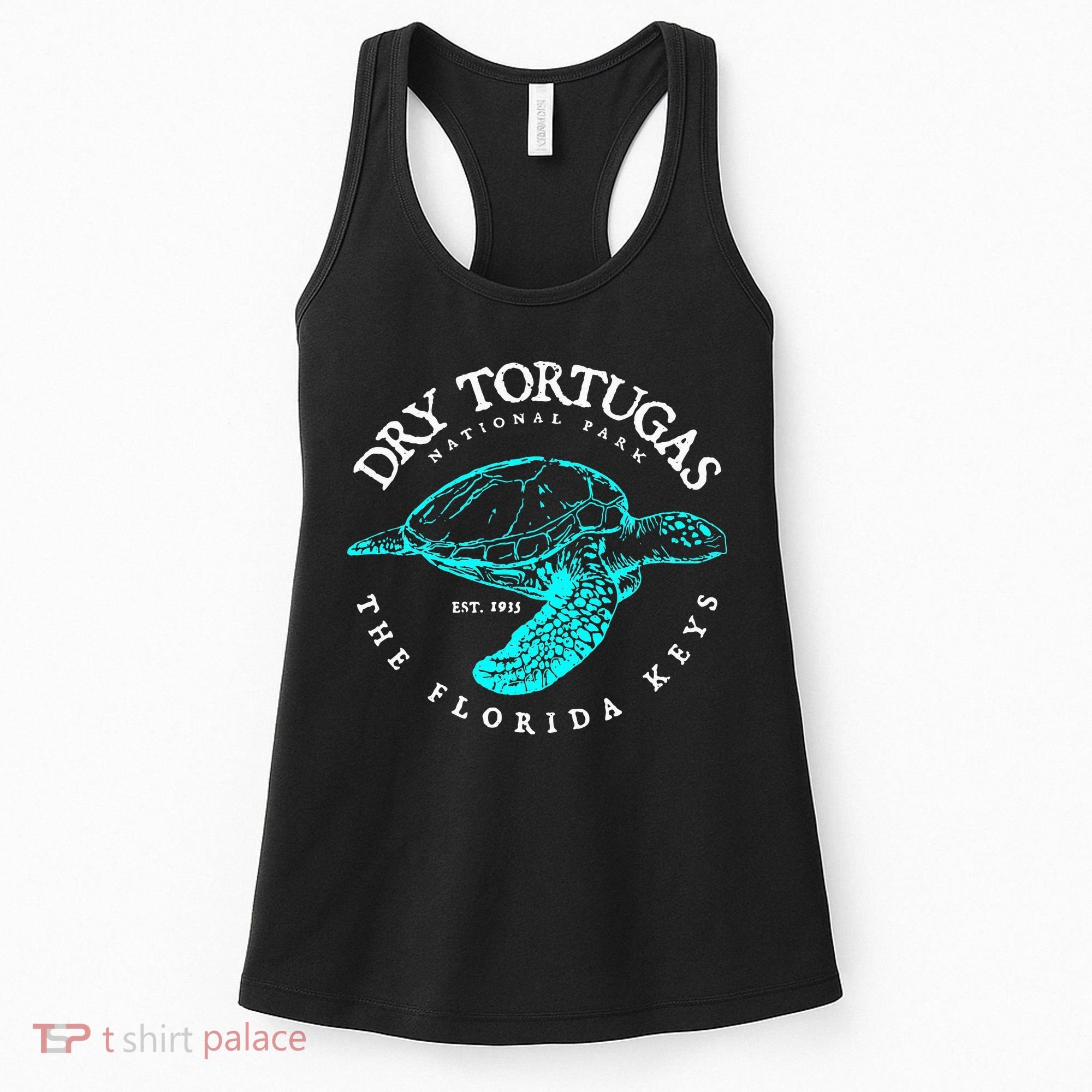 Dry Tortugas National Park Florida Keys Scuba Diving Turtle Women's Tank Top