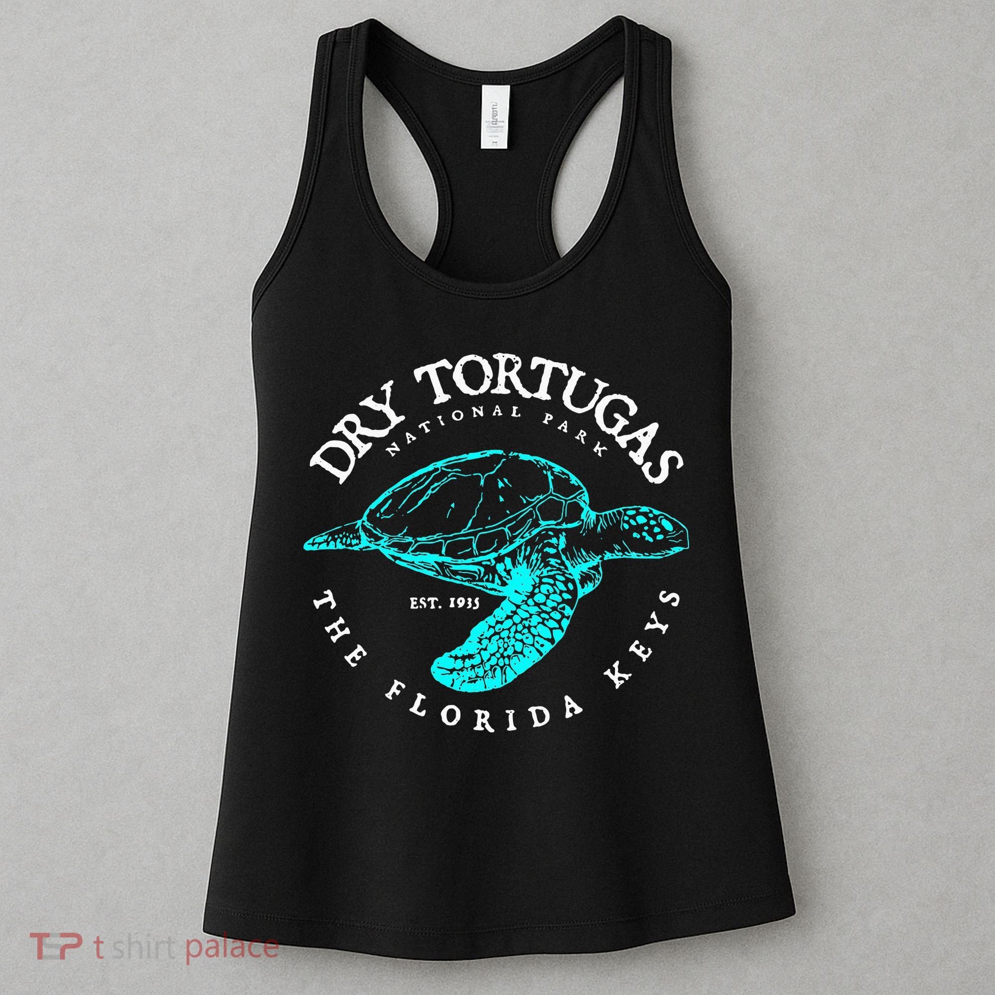 Dry Tortugas National Park Florida Keys Scuba Diving Turtle Women's Tank Top