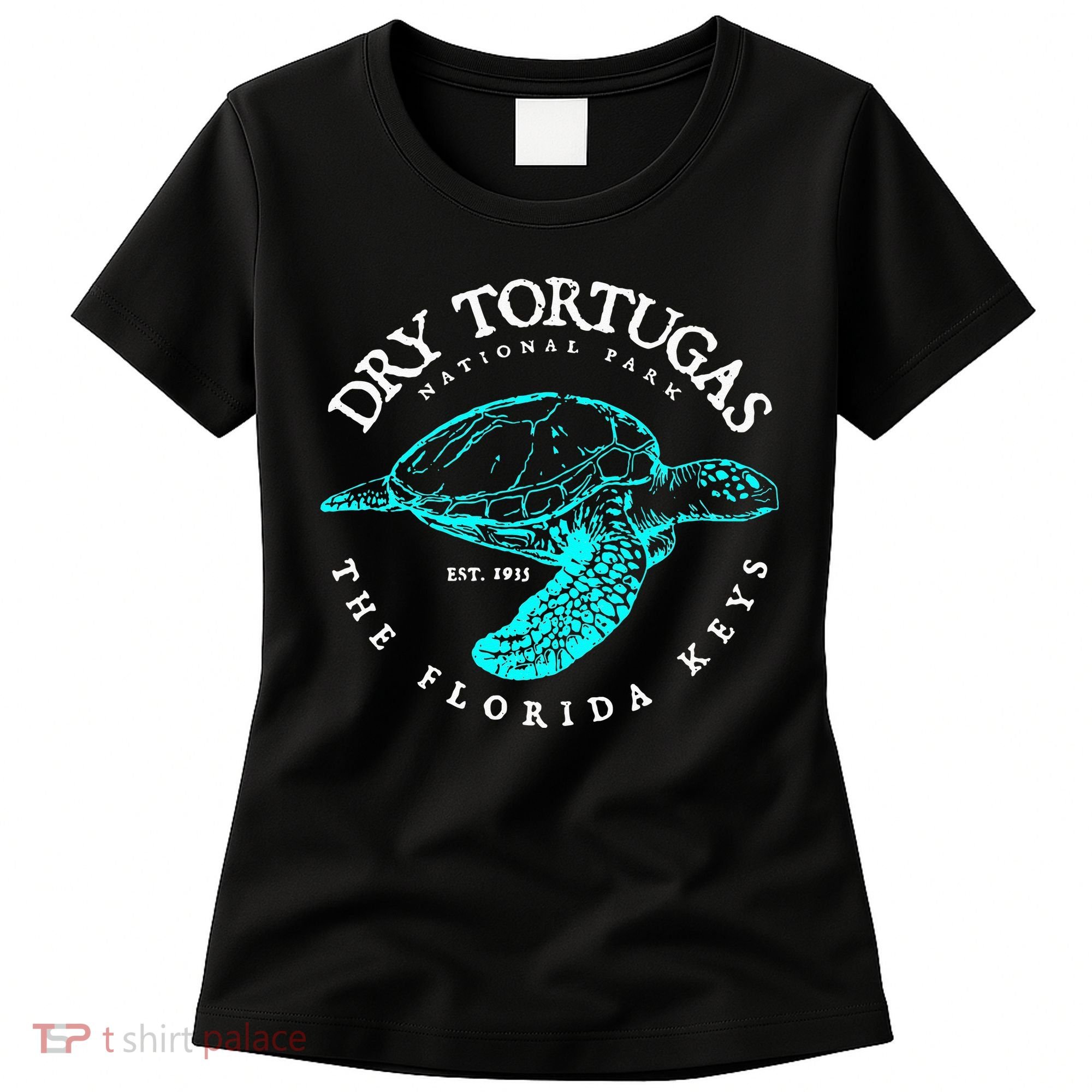 Dry Tortugas National Park Florida Keys Scuba Diving Turtle Women's T-Shirt